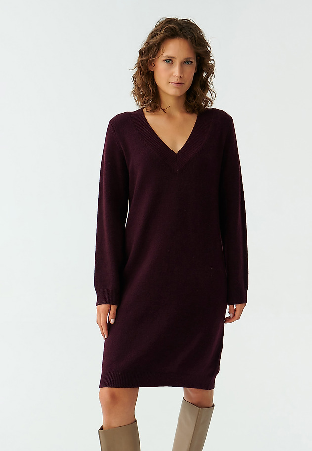 LADIES’ LONG-SLEEVED DRESS PLITI LADIES’ LONG-SLEEVED DRESS PLITI RED 2