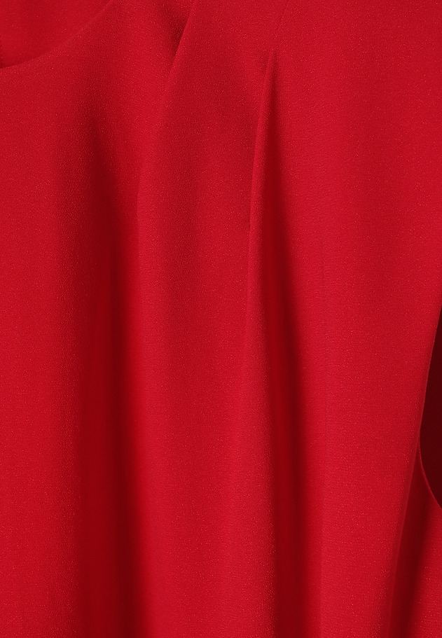 RED DRESS WITH A LOOSE FIT — ZIMONA RED DRESS WITH A LOOSE FIT — ZIMONA CZERWONY 8