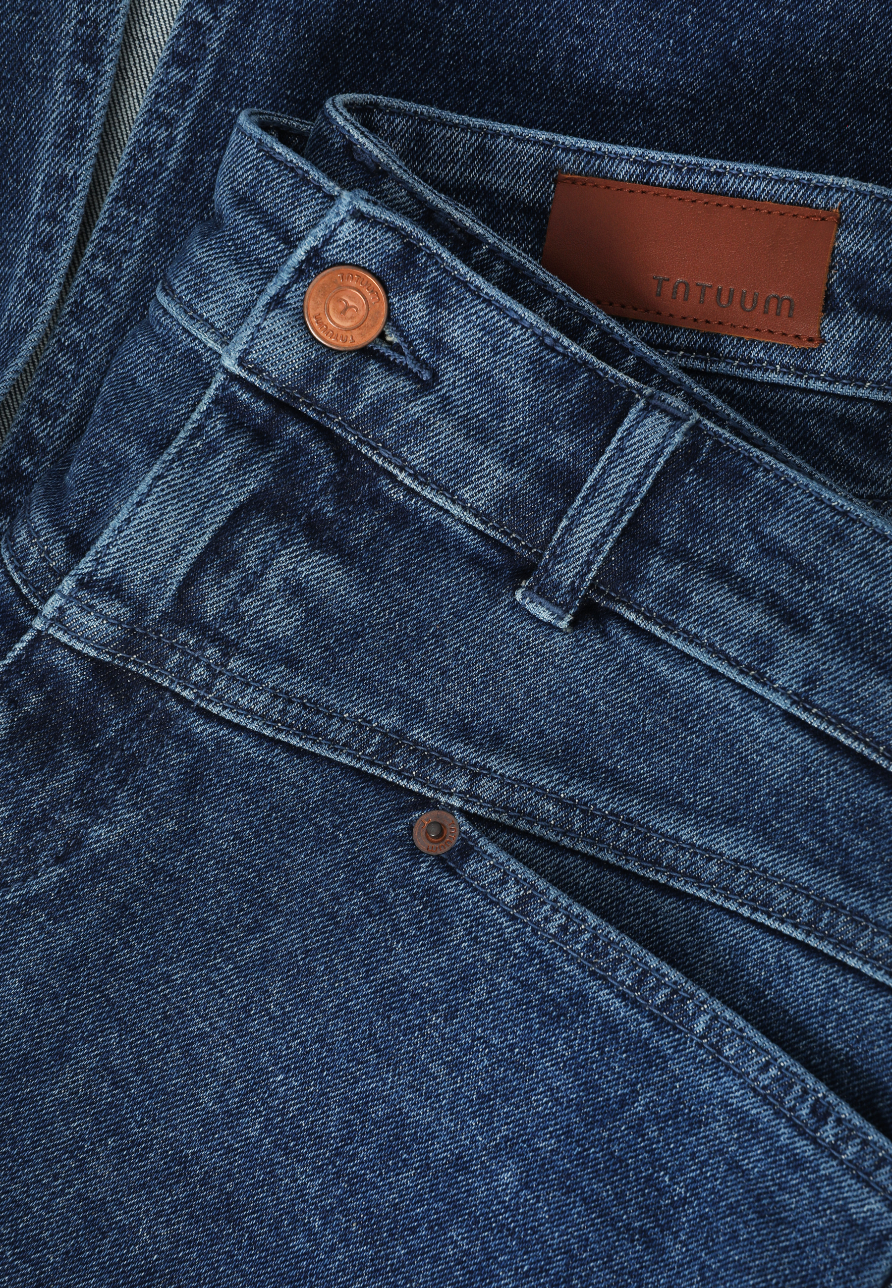 DENIMOWA SPÓDNICA MIDI - MEDIANARIA GRANATOWY 2