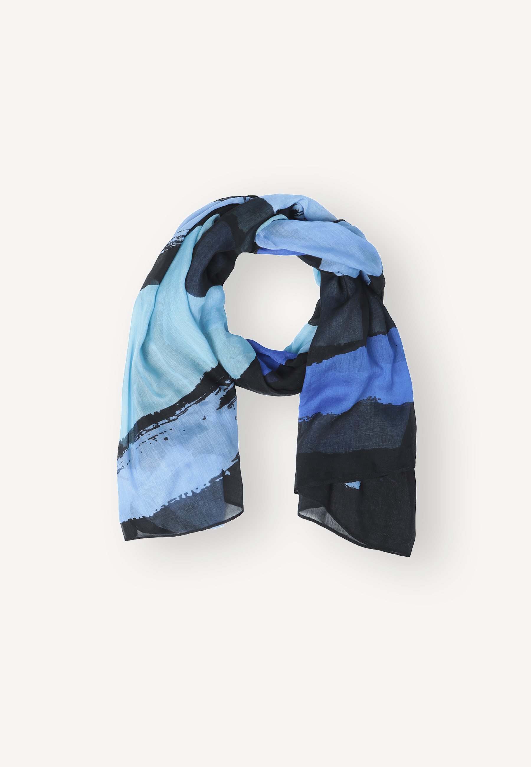 SZAL DAMSKI Z WŁÓKNA MODALNEGO PASSAM GRANATOWY 2