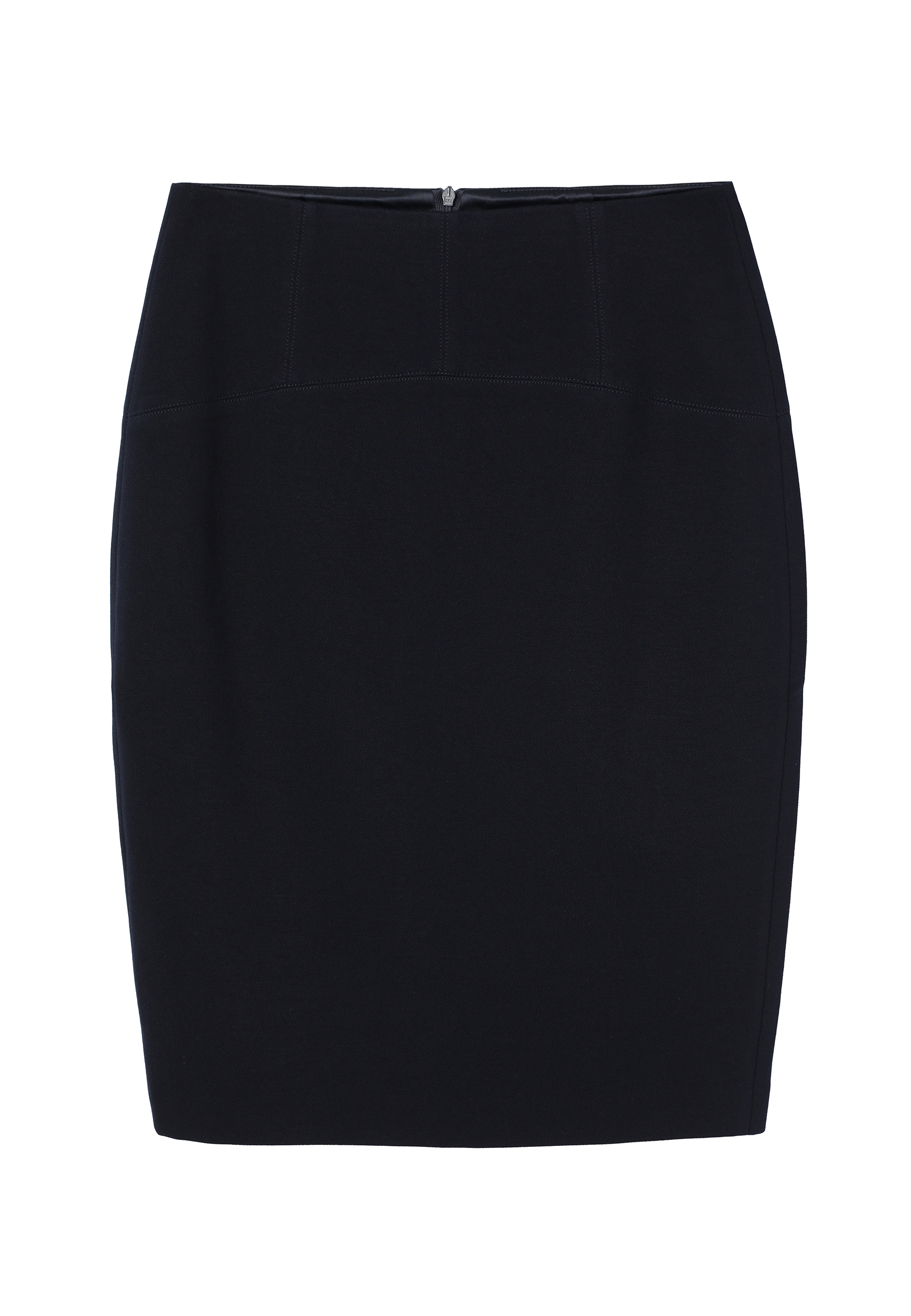 OŁÓWKOWA SPÓDNICA Z DZIANINY - BONARKA 1 GRANATOWY 2