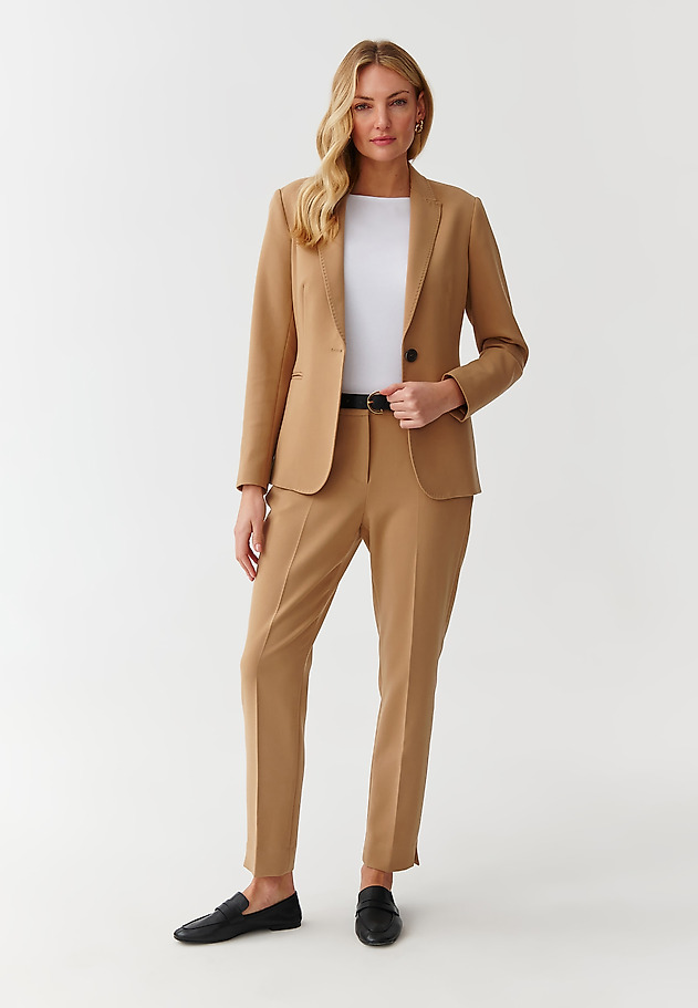ELEGANT LADIES’ TROUSERS - RIANA ELEGANT LADIES’ TROUSERS - RIANA BEIGE 2