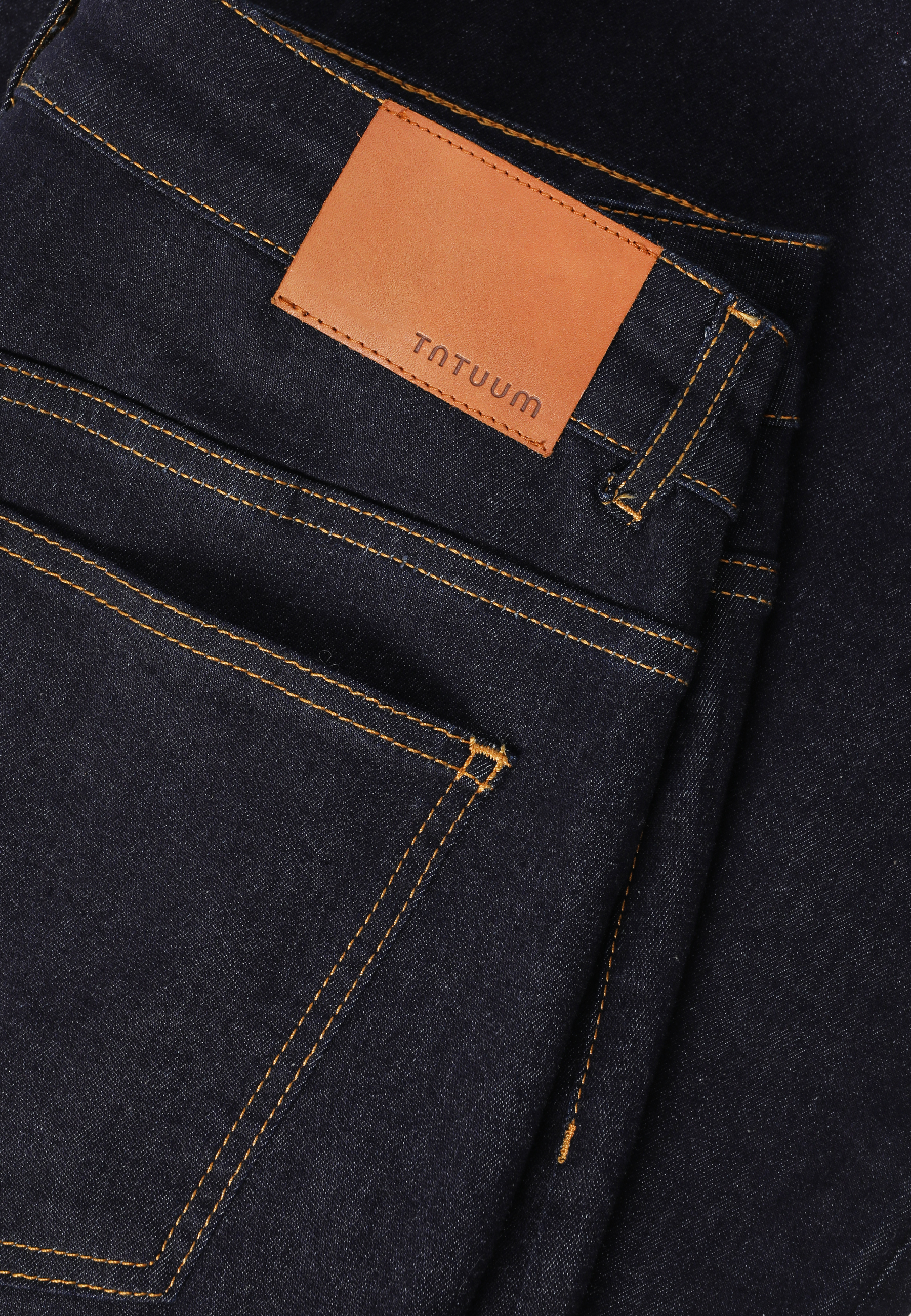 DENIM ŠIROKE HLAČE - BROOKLYN TEMNO MODRA 2