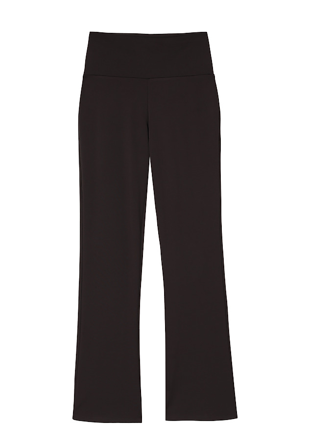 LADIES' KNITTED FLARE TROUSERS — OLIS LADIES' KNITTED FLARE TROUSERS — OLIS BRĄZOWY 5
