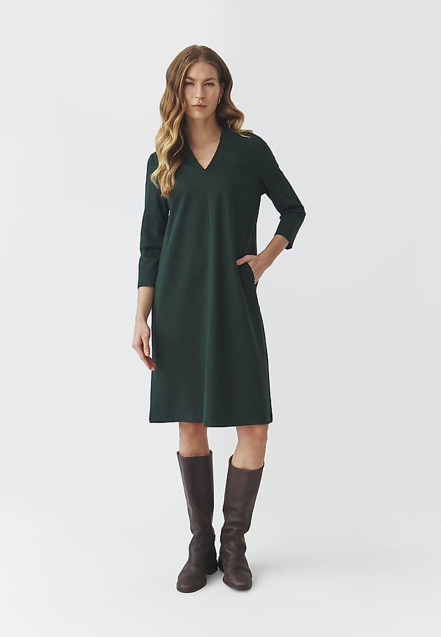 ELEGANTNA PLETENA OBLEKA - KOKILIA ELEGANTNA PLETENA OBLEKA - KOKILIA ZELENA 3