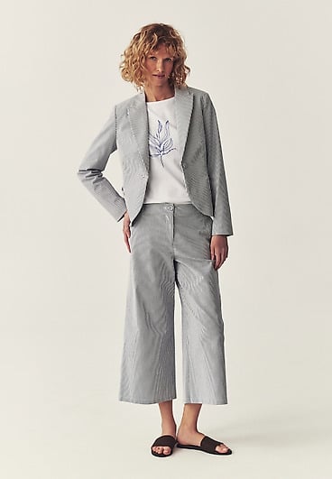 TKANINOWE SPODNIE Z SZEROKĄ NOGAWKĄ - NAKO 1 TKANINOWE SPODNIE Z SZEROKĄ NOGAWKĄ - NAKO 1