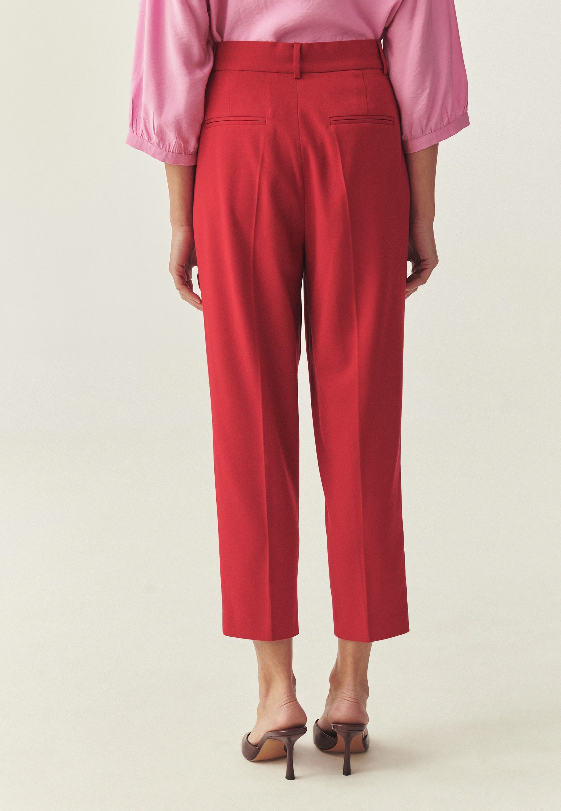 TKANINOWE SPODNIE Z KANTEM - REMI