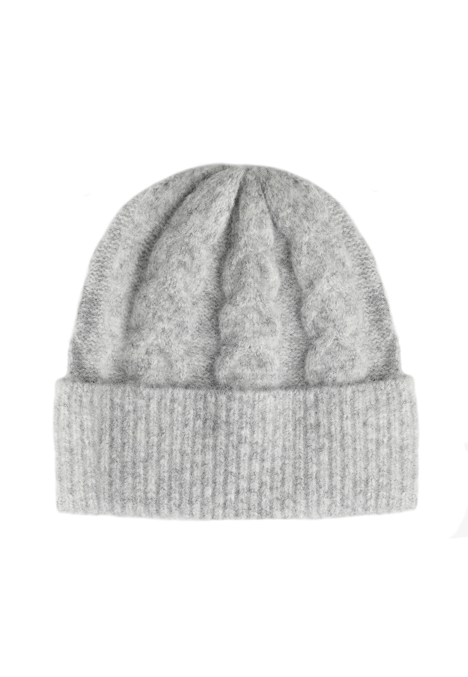 CZAPKA Z DOMIESZKĄ WEŁNY - WERONA 3 SZARY 2