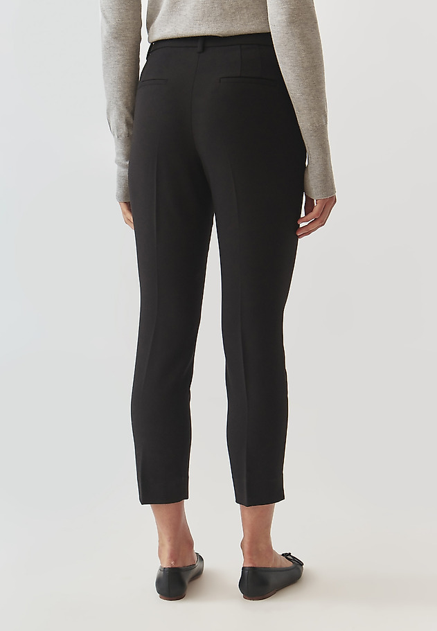 LADIES' FABRIC PANTS WITH A CLASSIC CUT - KOLIANA LADIES' FABRIC PANTS WITH A CLASSIC CUT - KOLIANA BLACK 3