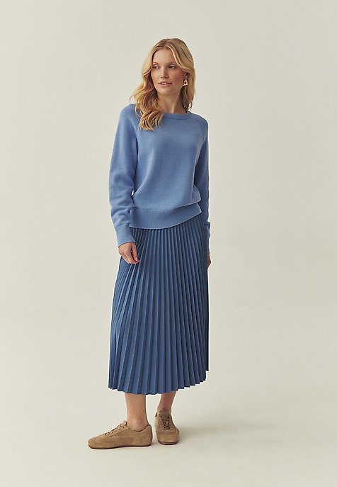 PLISOWANA SPÓDNICA MIDI - BARI PLISOWANA SPÓDNICA MIDI - BARI