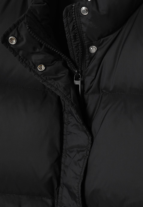DOWN VEST WITH ELASTIC FINISH - SAWA BLACK 2