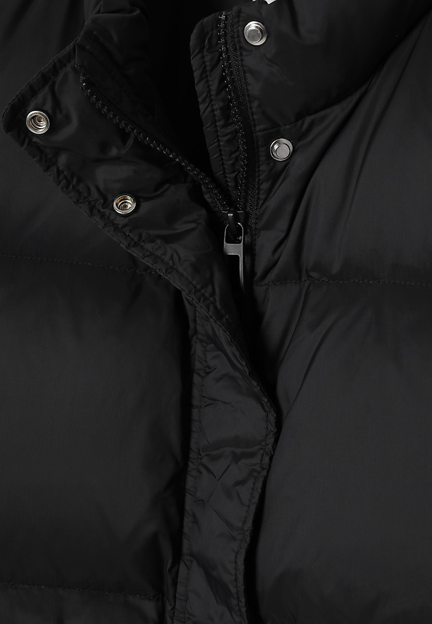 DOWN VEST WITH ELASTIC FINISH - SAWA DOWN VEST WITH ELASTIC FINISH - SAWA BLACK 6