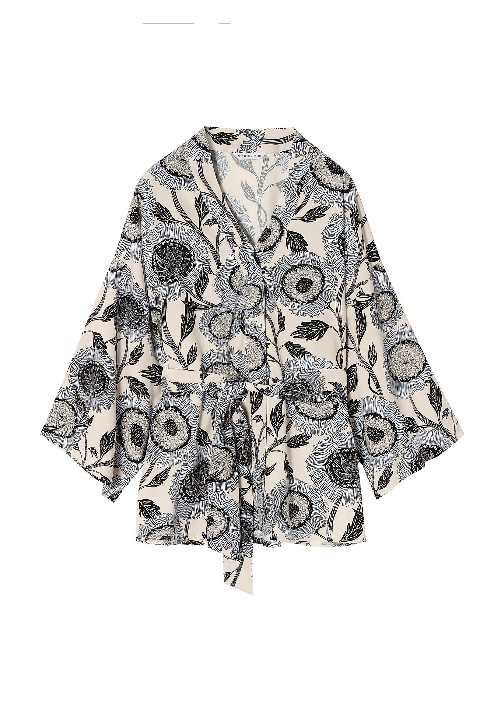 LADIES' WRAP BLOUSE TAWINA LADIES' WRAP BLOUSE TAWINA MULTICOLOR 82676