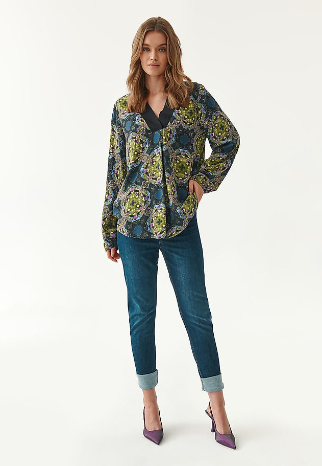 LADIES' PRINTED BLOUSE HORTENSJA LADIES' PRINTED BLOUSE HORTENSJA MULTICOLOR 5