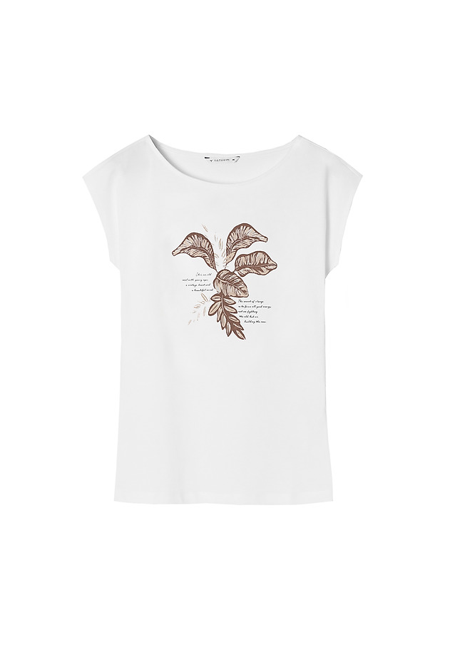 BAWEŁNIANY T-SHIRT DAMSKI AMANDA 1 BAWEŁNIANY T-SHIRT DAMSKI AMANDA 1 BIAŁY 6