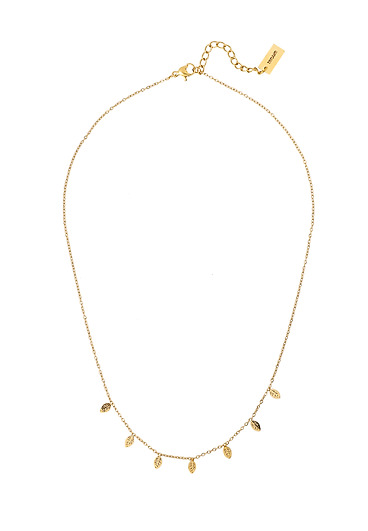 DELICATE NECKLACE WITH A PLANT MOTIF - DISME DELICATE NECKLACE WITH A PLANT MOTIF - DISME