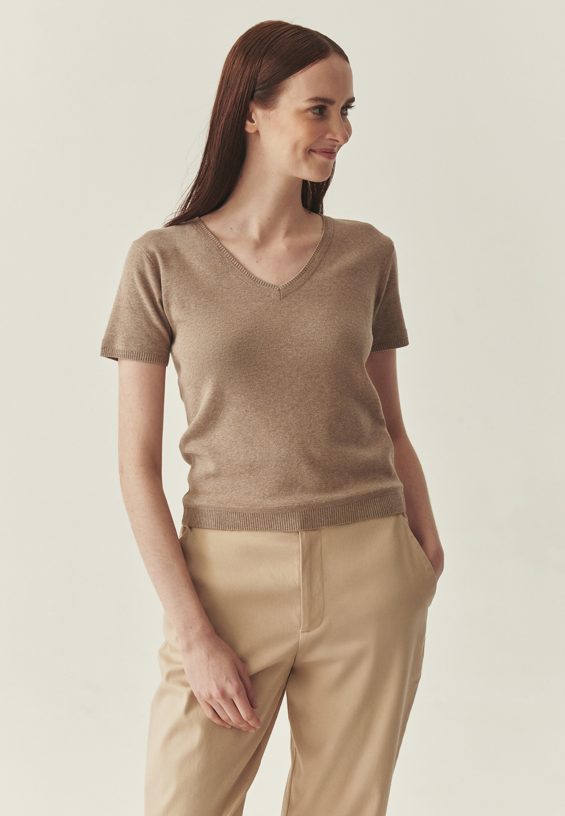 bluză tricotată pentru femei EMIS BEJ 2