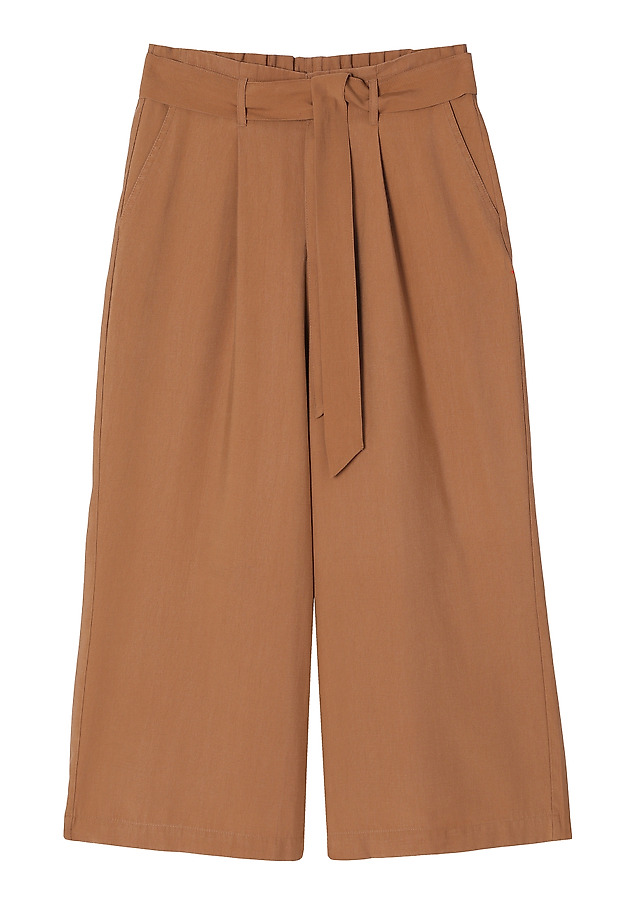 PANTALONI CU TALIE ÎNALTĂ - TENKO PANTALONI CU TALIE ÎNALTĂ - TENKO MARO 5