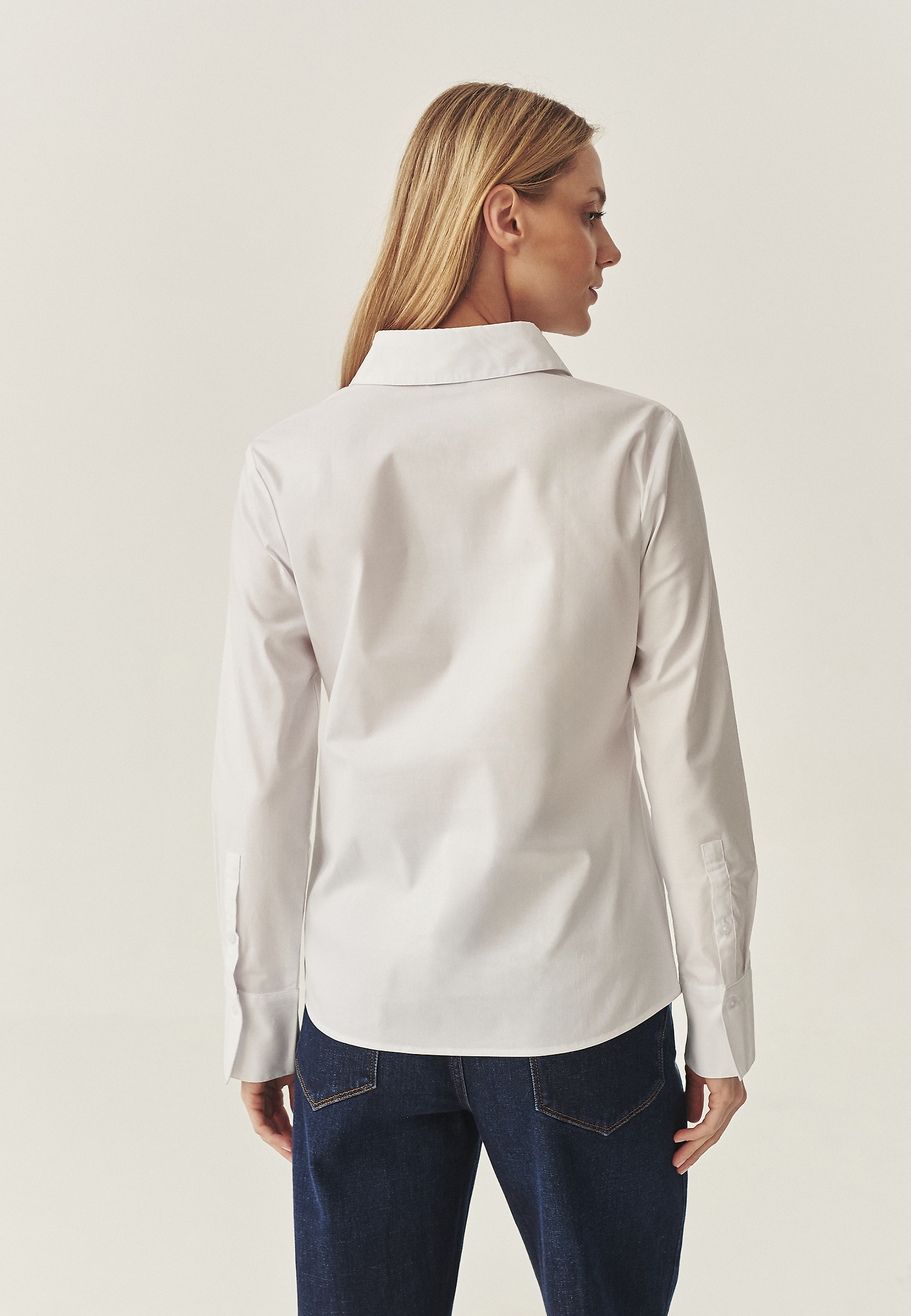 CLASSIC COTTON SHIRT - ERWINA CLASSIC COTTON SHIRT - ERWINA WHITE 114658