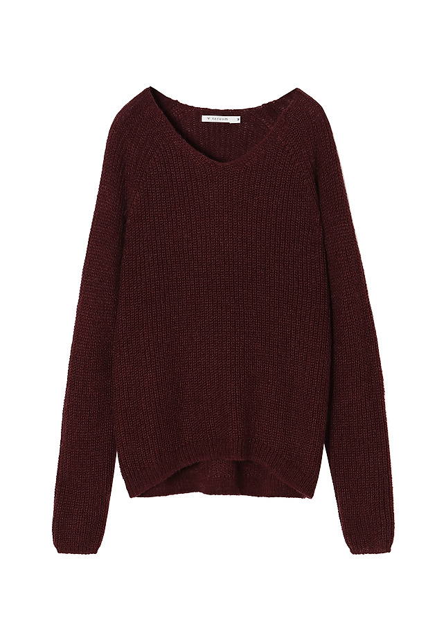 LEKKI SWETER DAMSKI Z WEŁNĄ BAKO LEKKI SWETER DAMSKI Z WEŁNĄ BAKO CZERWONY 4