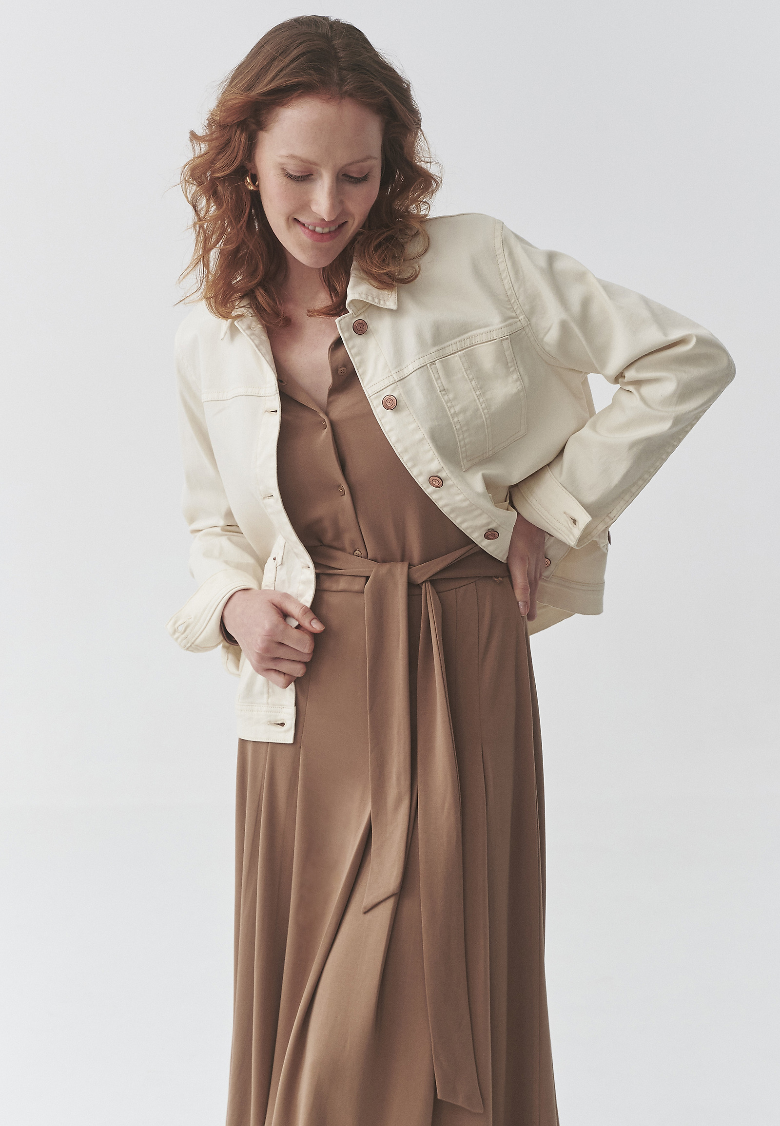 DENIM DZSEKI - BENITA DENIM DZSEKI - BENITA BÉZS 106547