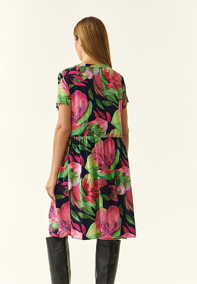SHORT PRINTED DRESS SFORI SHORT PRINTED DRESS SFORI MULTIKOLOR 3