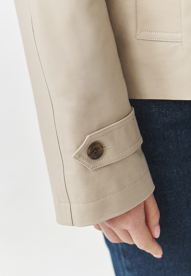 COTTON TRENCH COAT — SERKENI COTTON TRENCH COAT — SERKENI BEŻOWY 9