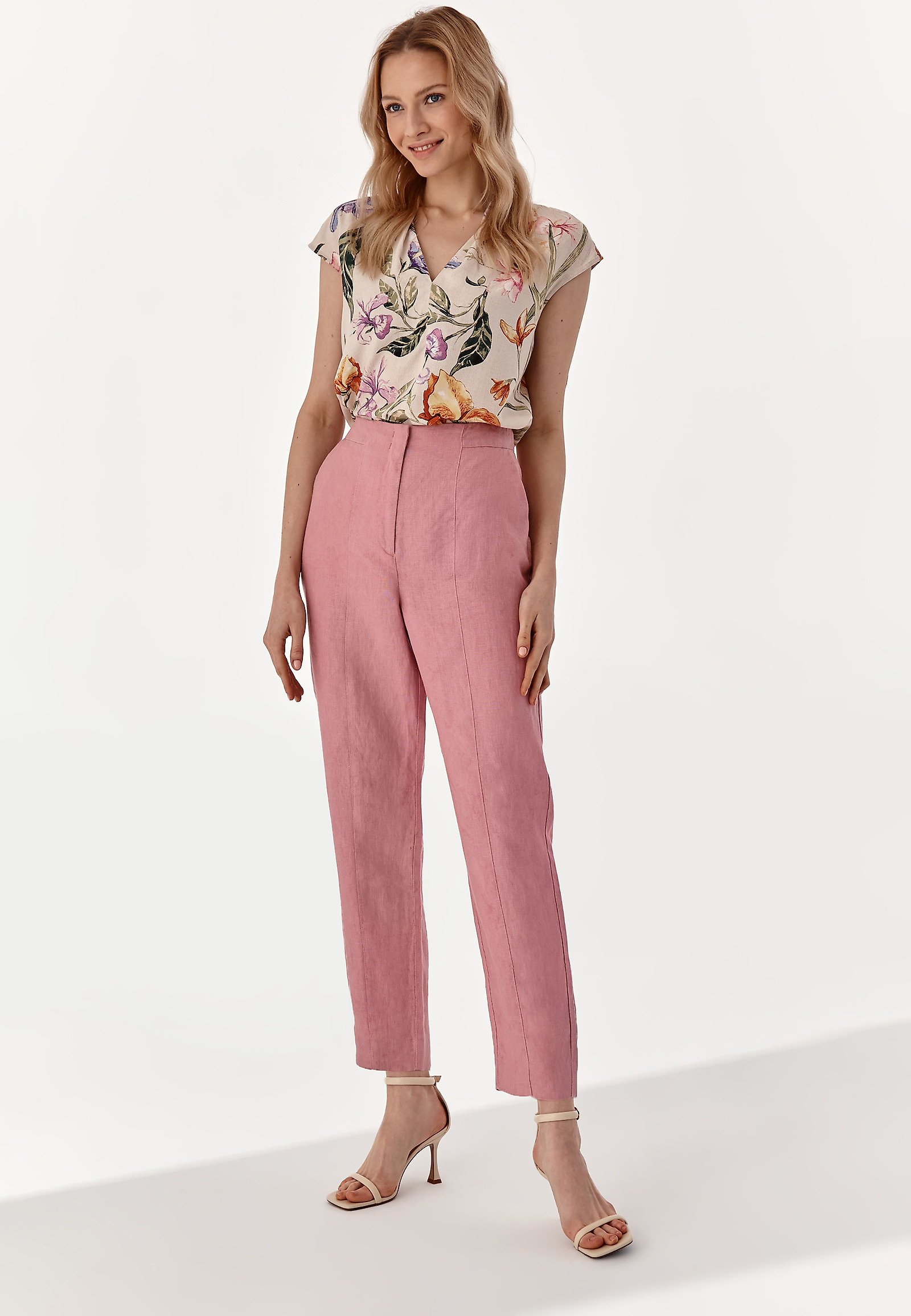 PANTALONI DE DAME DIN IN FERA PANTALONI DE DAME DIN IN FERA ROZ 77958