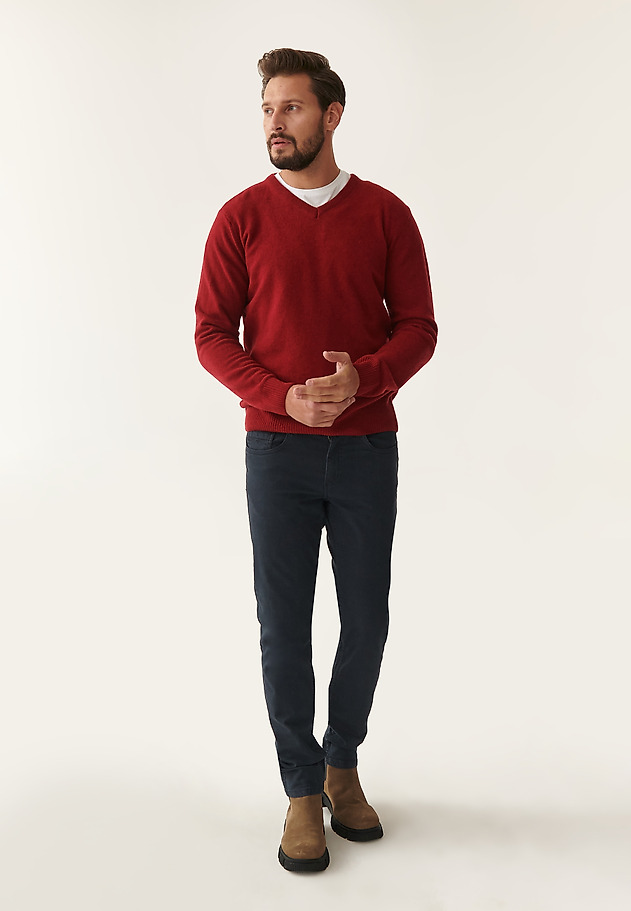 MEN'S WOOL SWEATER MARK 1 MEN'S WOOL SWEATER MARK 1 RED 4