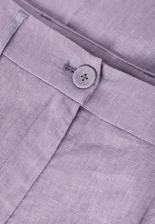 LINEN WIDE-LEG TROUSERS — LANTO 1 LINEN WIDE-LEG TROUSERS — LANTO 1 FIOLETOWY 6