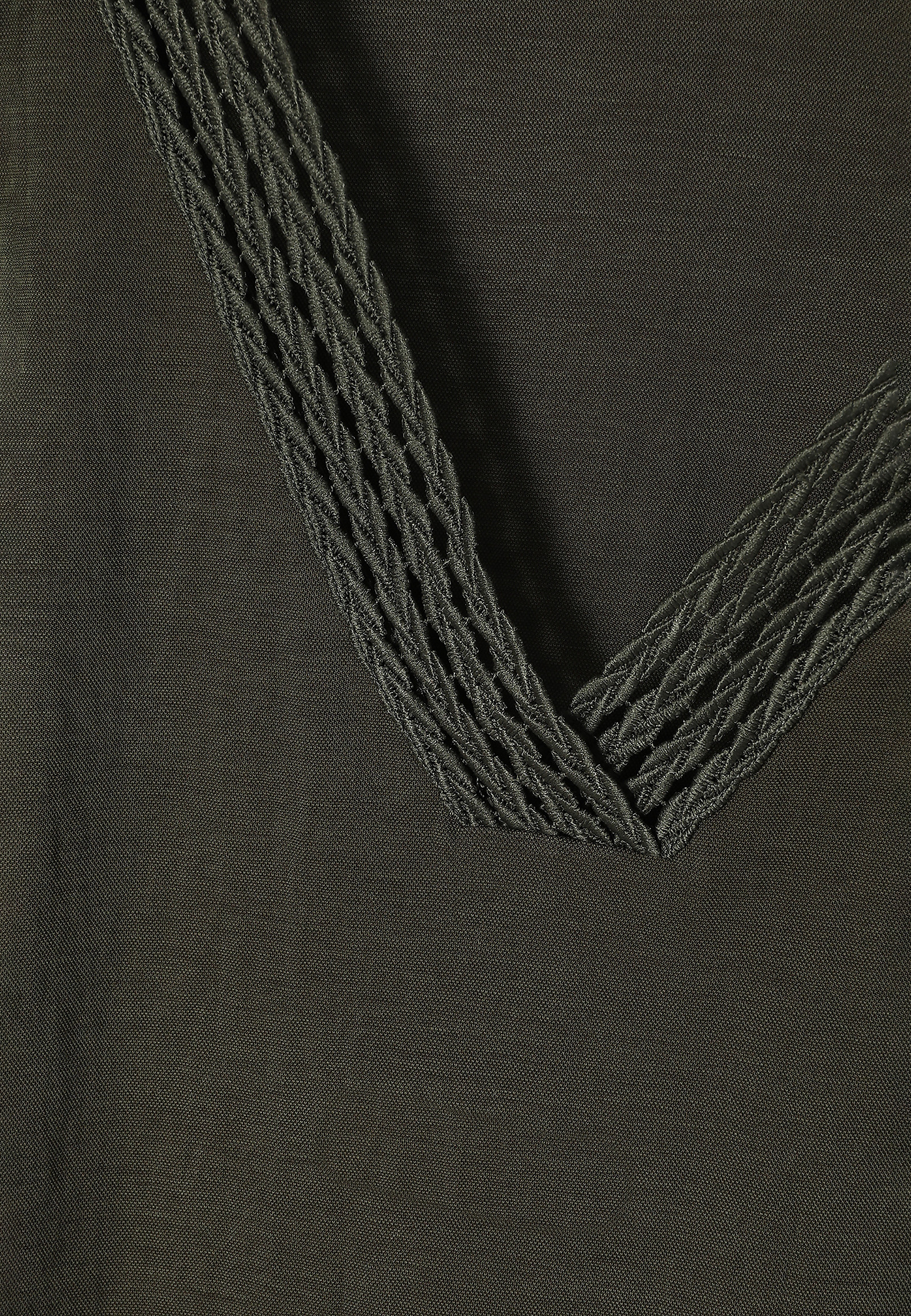 LADIES’ BLOUSE WITH V-SHAPED NECKLINE - KALSA LADIES’ BLOUSE WITH V-SHAPED NECKLINE - KALSA KHAKI 96738