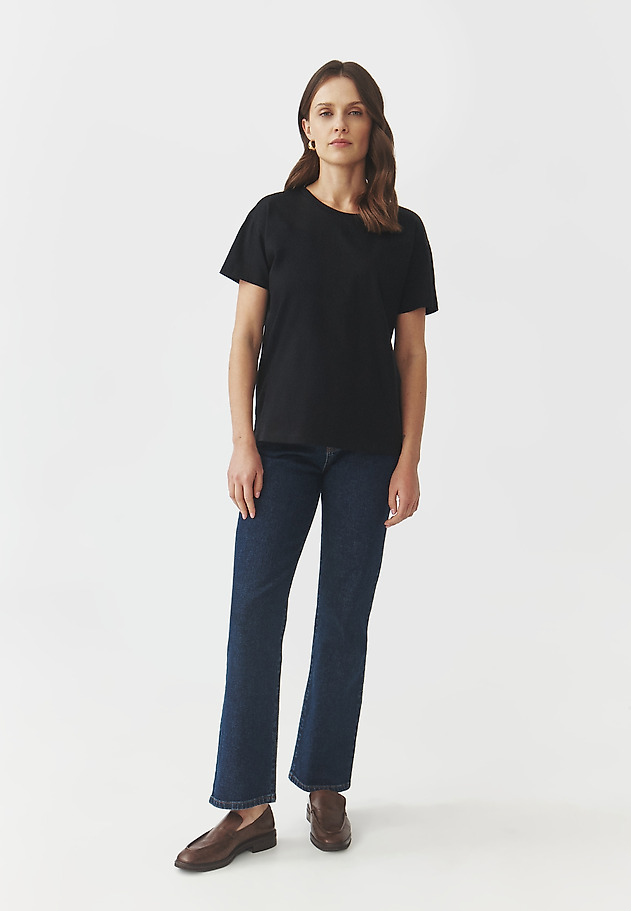 OVERSIZE COTTON T-SHIRT — CARLA OVERSIZE COTTON T-SHIRT — CARLA CZARNY 2