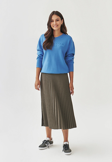 TKANINOWA SPÓDNICA Z PLISOWANIEM TYPU SOLEJKA - RIDIO 3 TKANINOWA SPÓDNICA Z PLISOWANIEM TYPU SOLEJKA - RIDIO 3