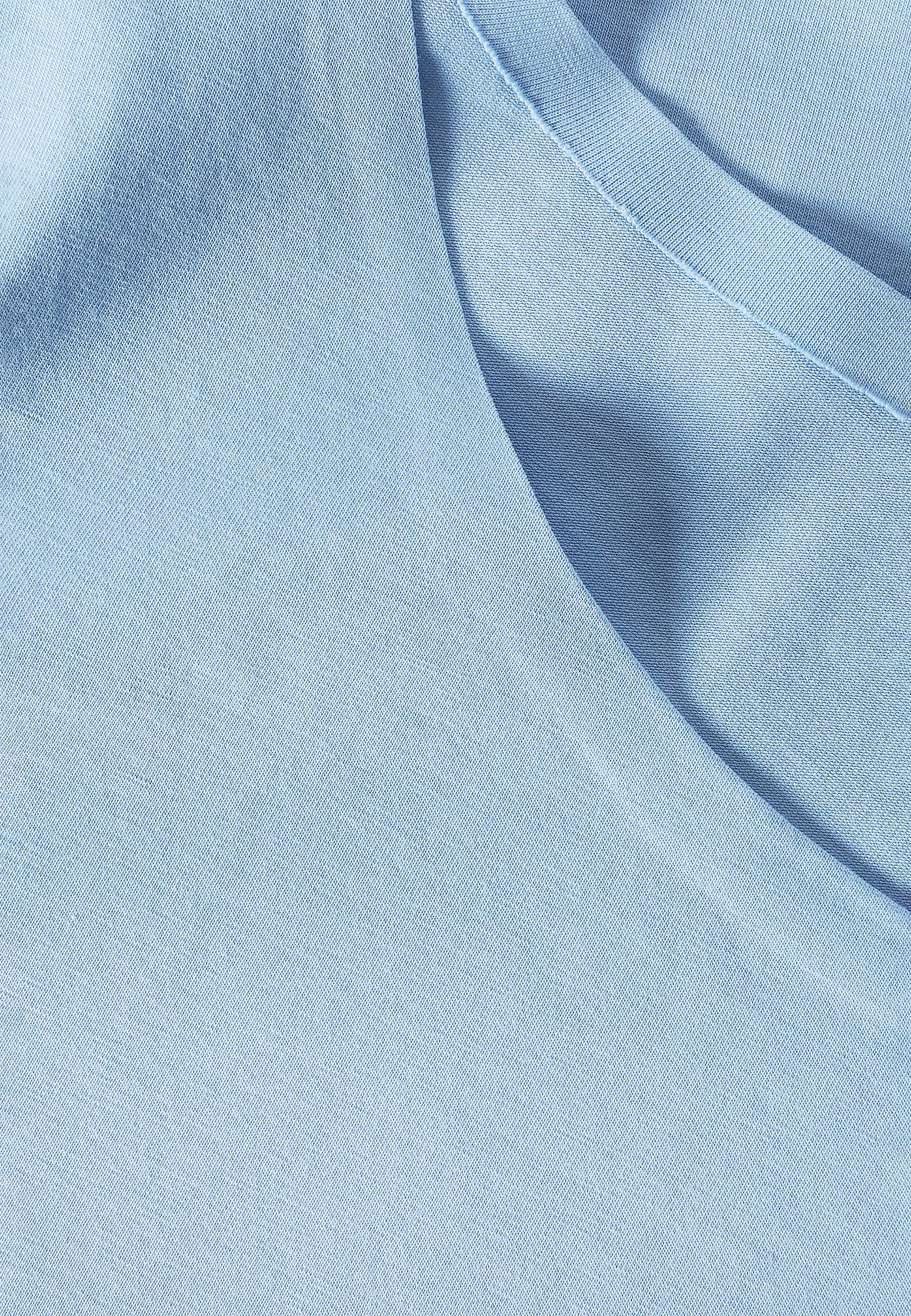 LADIES’ BLOUSE WITH SEAMLESS FINISH - MIKAJA LADIES’ BLOUSE WITH SEAMLESS FINISH - MIKAJA BLUE 99430