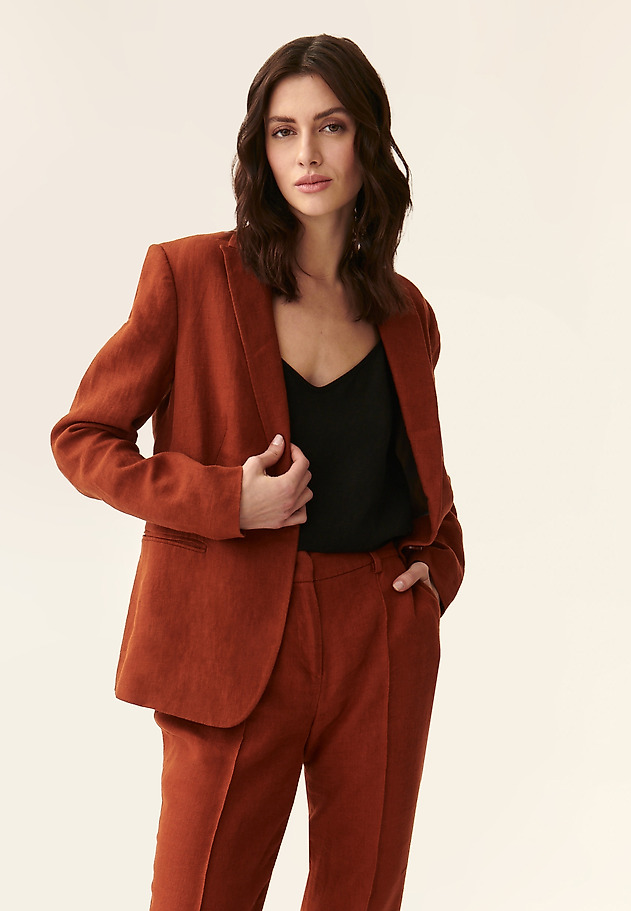 LADIES' LINEN BLAZER KAREMALIA LADIES' LINEN BLAZER KAREMALIA ORANGE 3