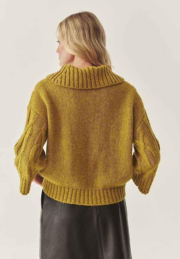 LAZA FITTING KAZAK WOOL ÉS MOHAIR - SERVA LAZA FITTING KAZAK WOOL ÉS MOHAIR - SERVA ZÖLD 3