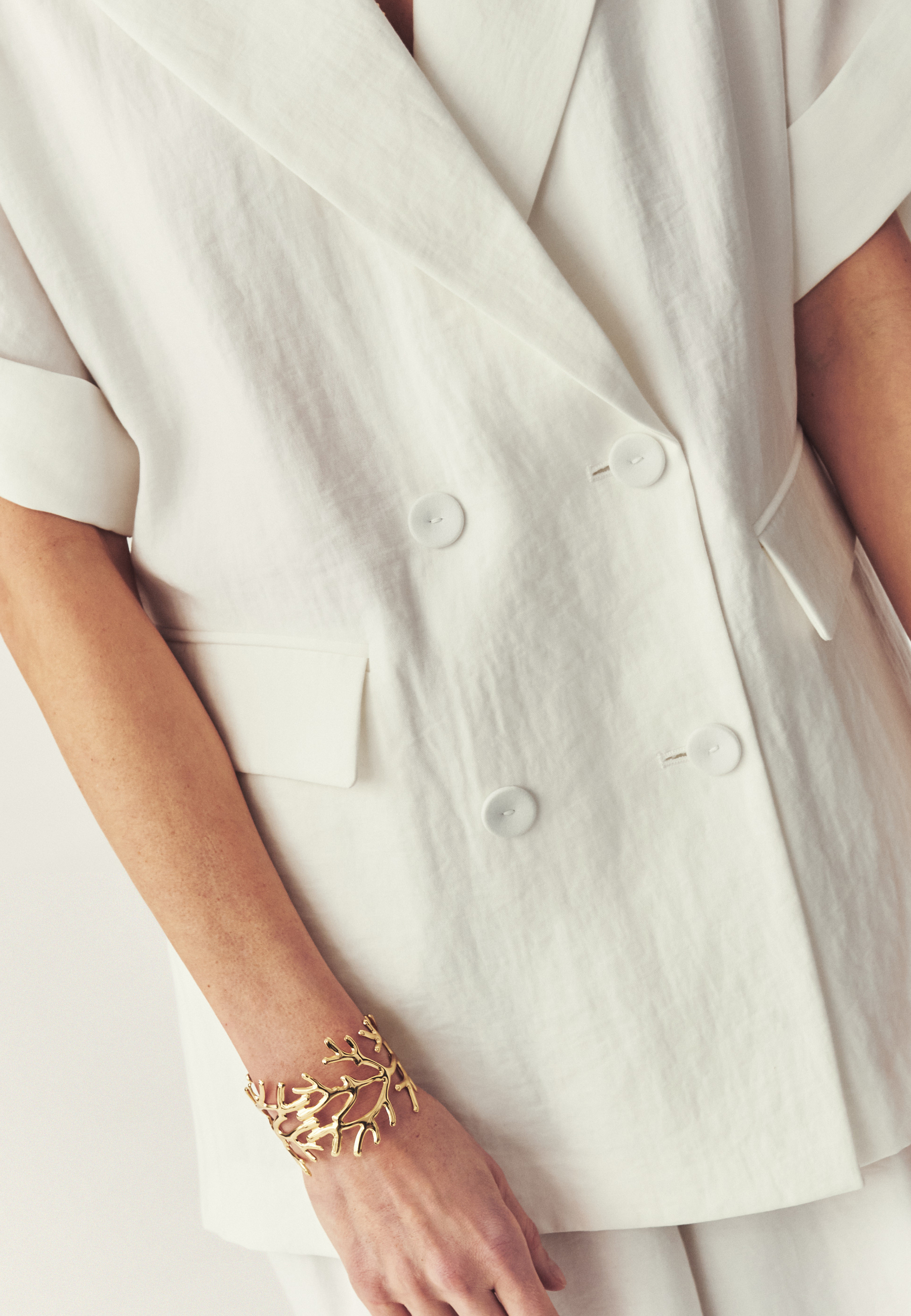 DWURZĘDOWY ŻAKIET - TETERI 1 BIAŁY 2