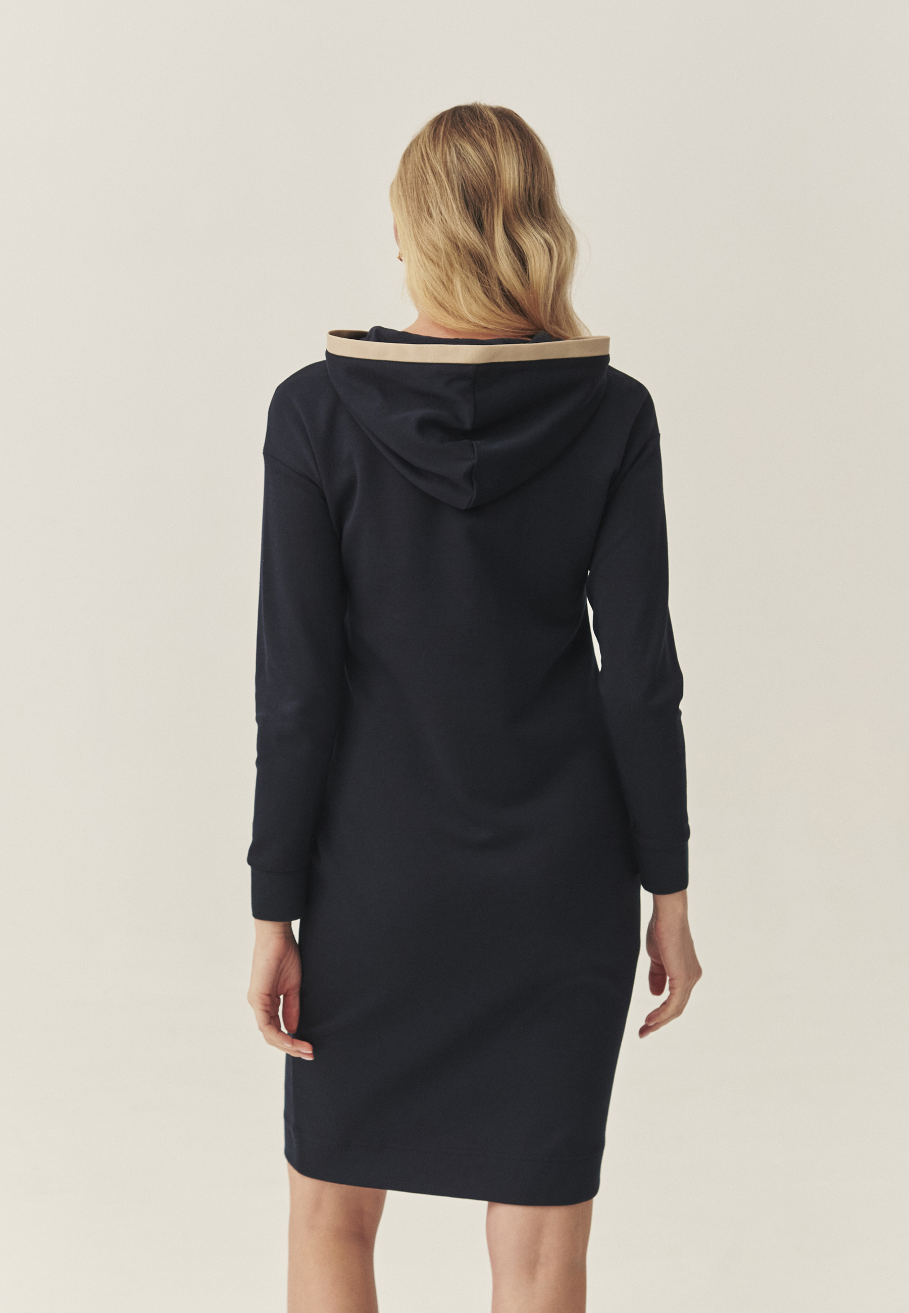 ROCHIE TRICOTATĂ DE DAMĂ, CU CROIALĂ DREAPTĂ - JADE BLEUMARIN 2