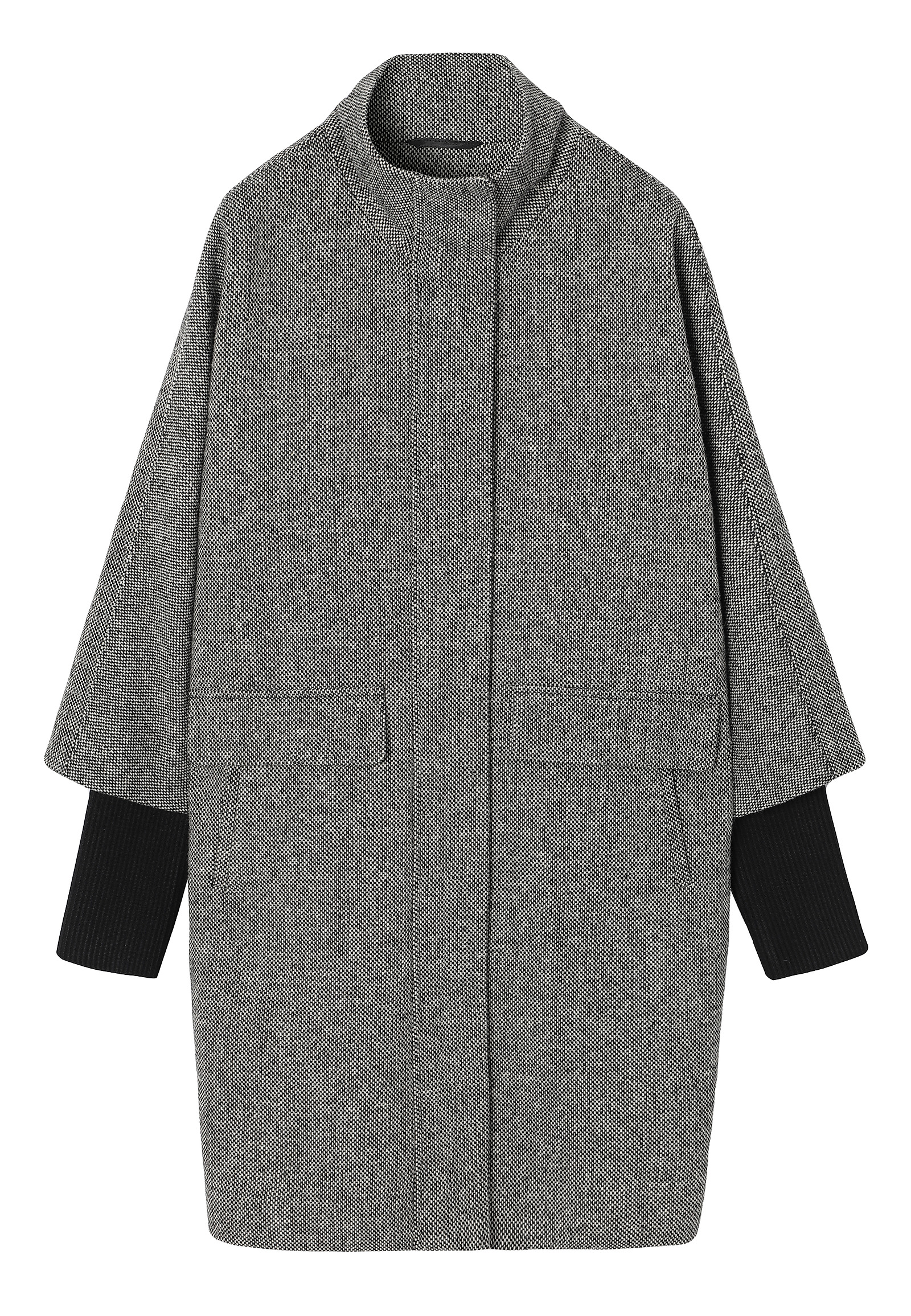 VOLNÝ KABÁT S VLNOU – IWANA VOLNÝ KABÁT S VLNOU – IWANA ŠEDÁ 116632