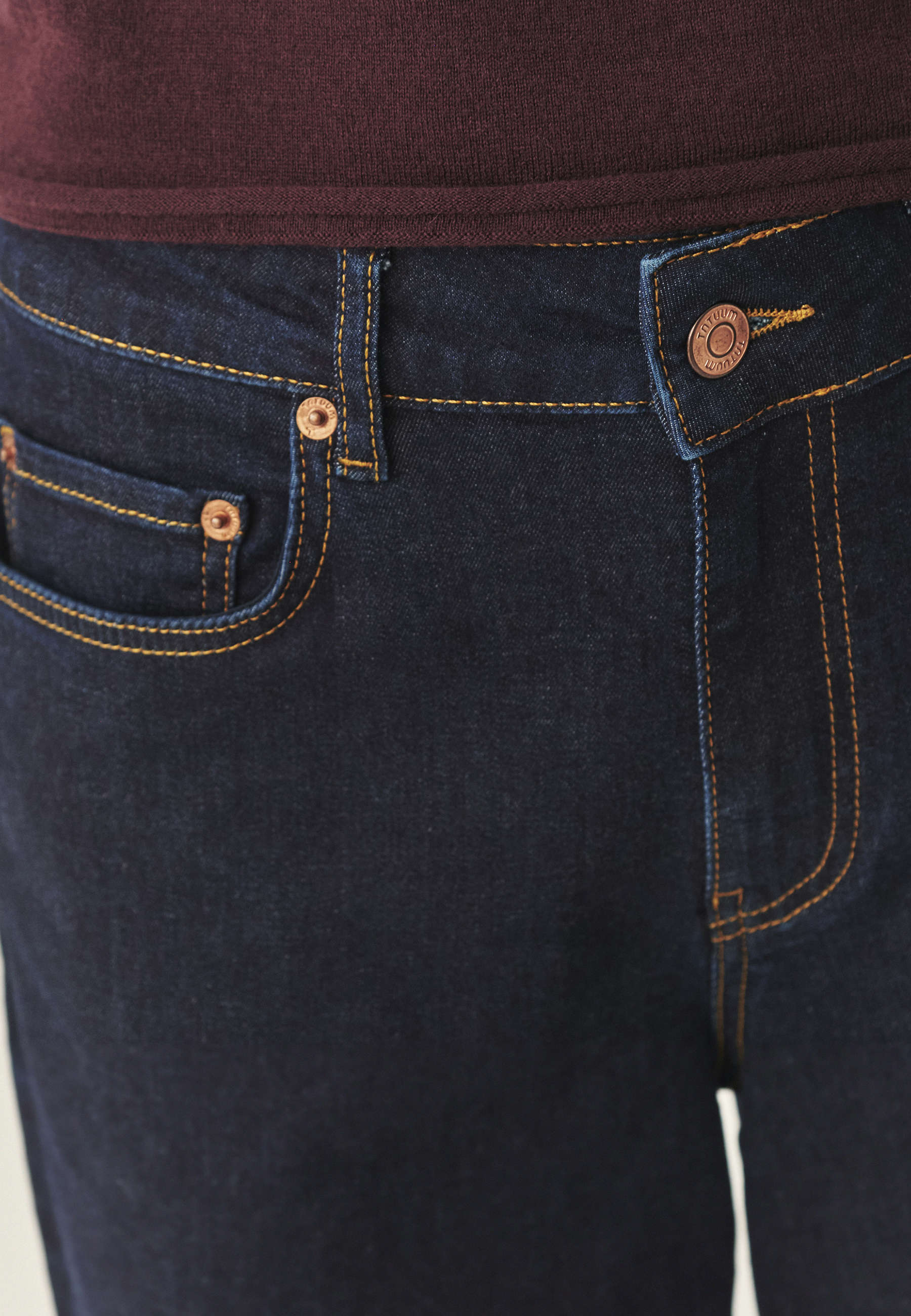 DENIM ŠIROKE HLAČE - BROOKLYN TEMNO MODRA 2