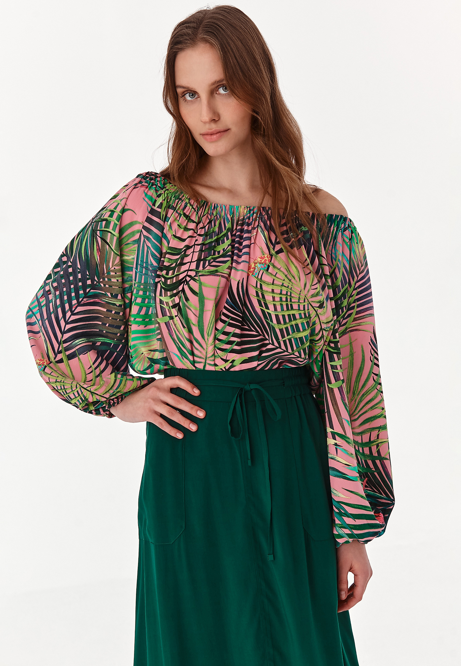 ŽENSKA BLUZA INDONEZJA ŽENSKA BLUZA INDONEZJA VEČBARVNA 78454