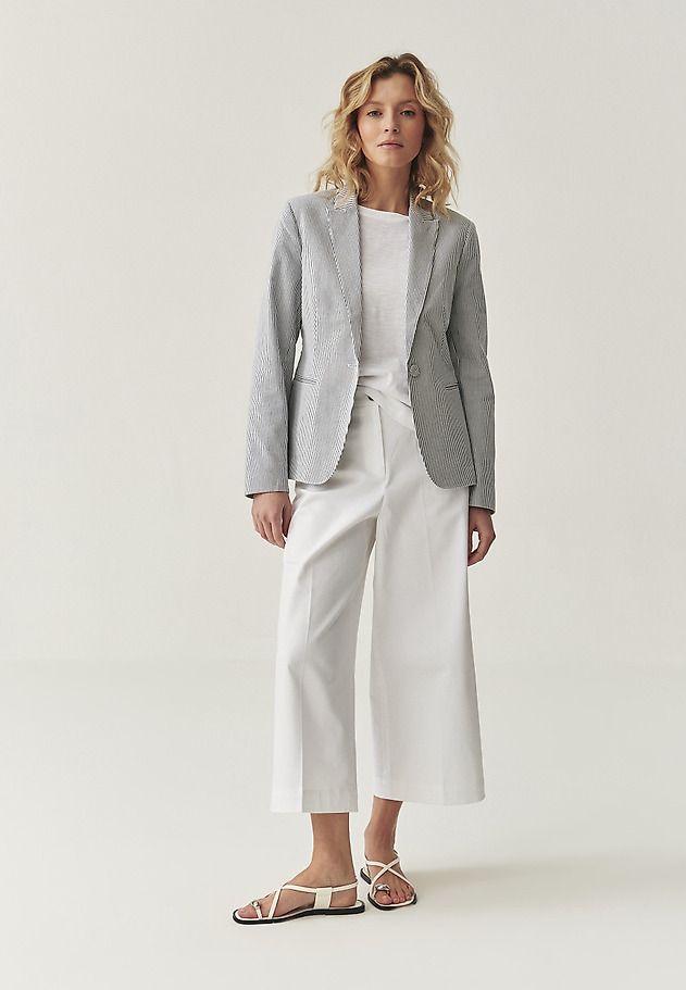WIDE MODAL TROUSERS -NAKO WIDE MODAL TROUSERS -NAKO BIAŁY 1