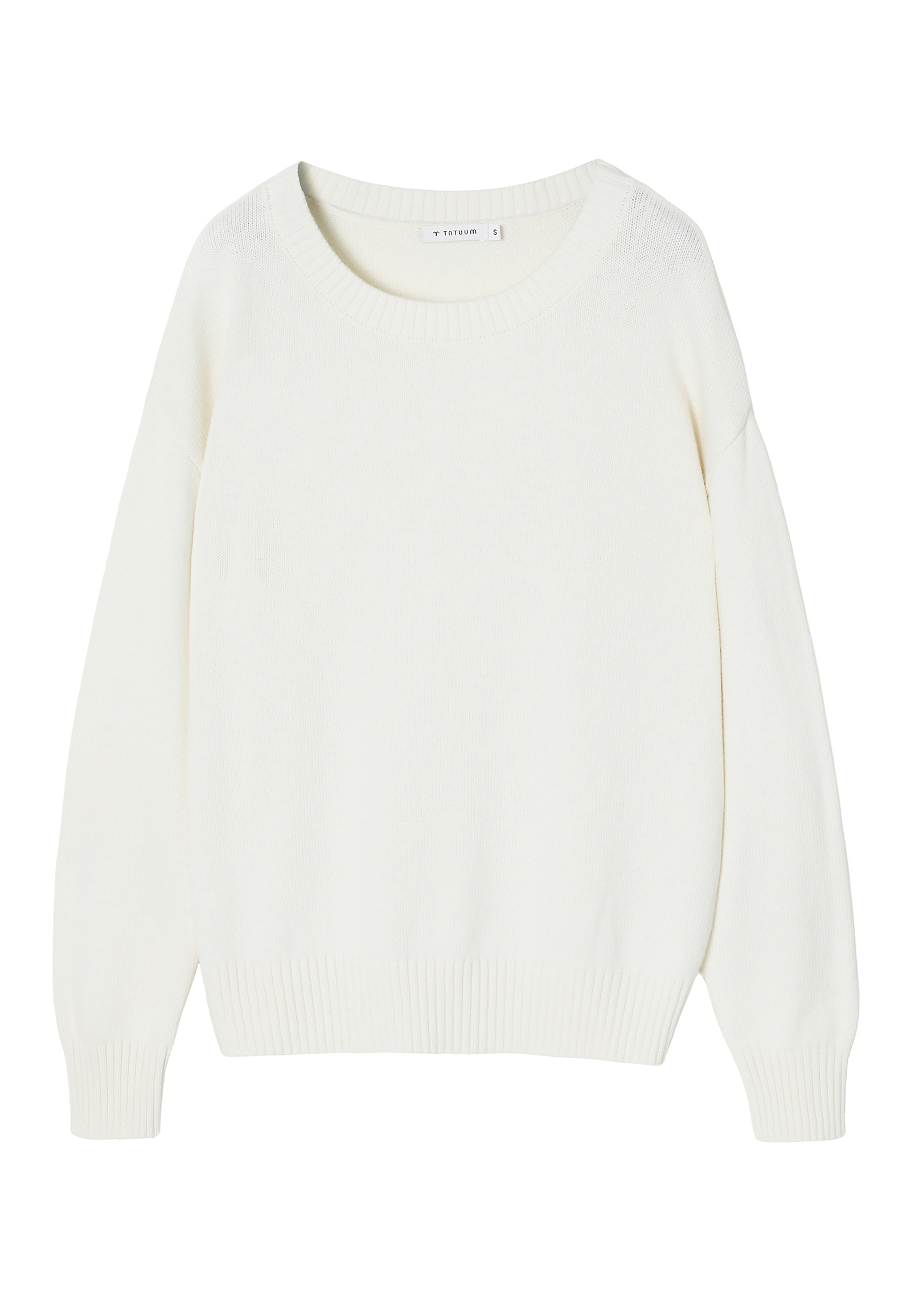 CLASSIC LADIES' JUMPER WITH ROUND NECKLINE — JOEL CLASSIC LADIES' JUMPER WITH ROUND NECKLINE — JOEL ECRU 104907