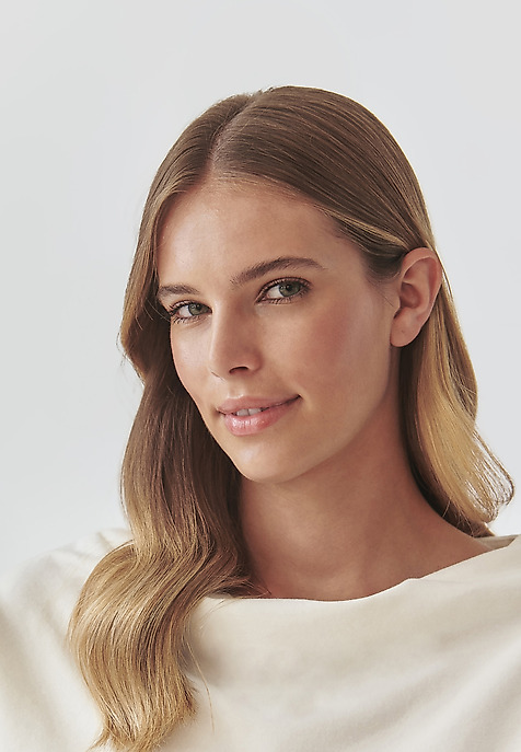 STYLISH LADIES’ SWEATSHIRT WITH WATER NECKLINE - MALIA ECRU 2