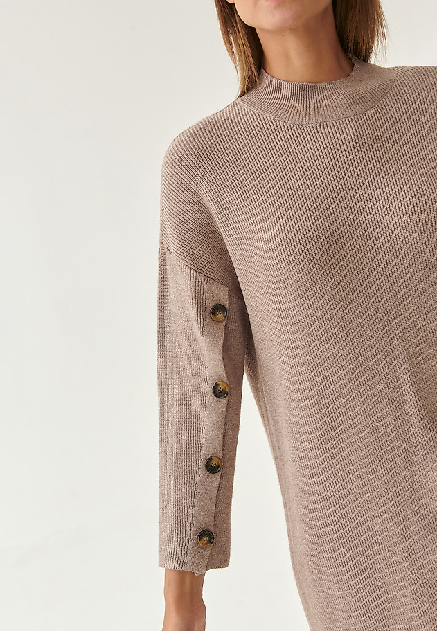 LADIES' SWEATER DRESS MIONI LADIES' SWEATER DRESS MIONI BEIGE 3