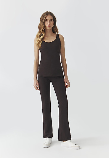 PANTALONI DE DAMĂ TRICOTAȚI, FLARE — OLIS PANTALONI DE DAMĂ TRICOTAȚI, FLARE — OLIS