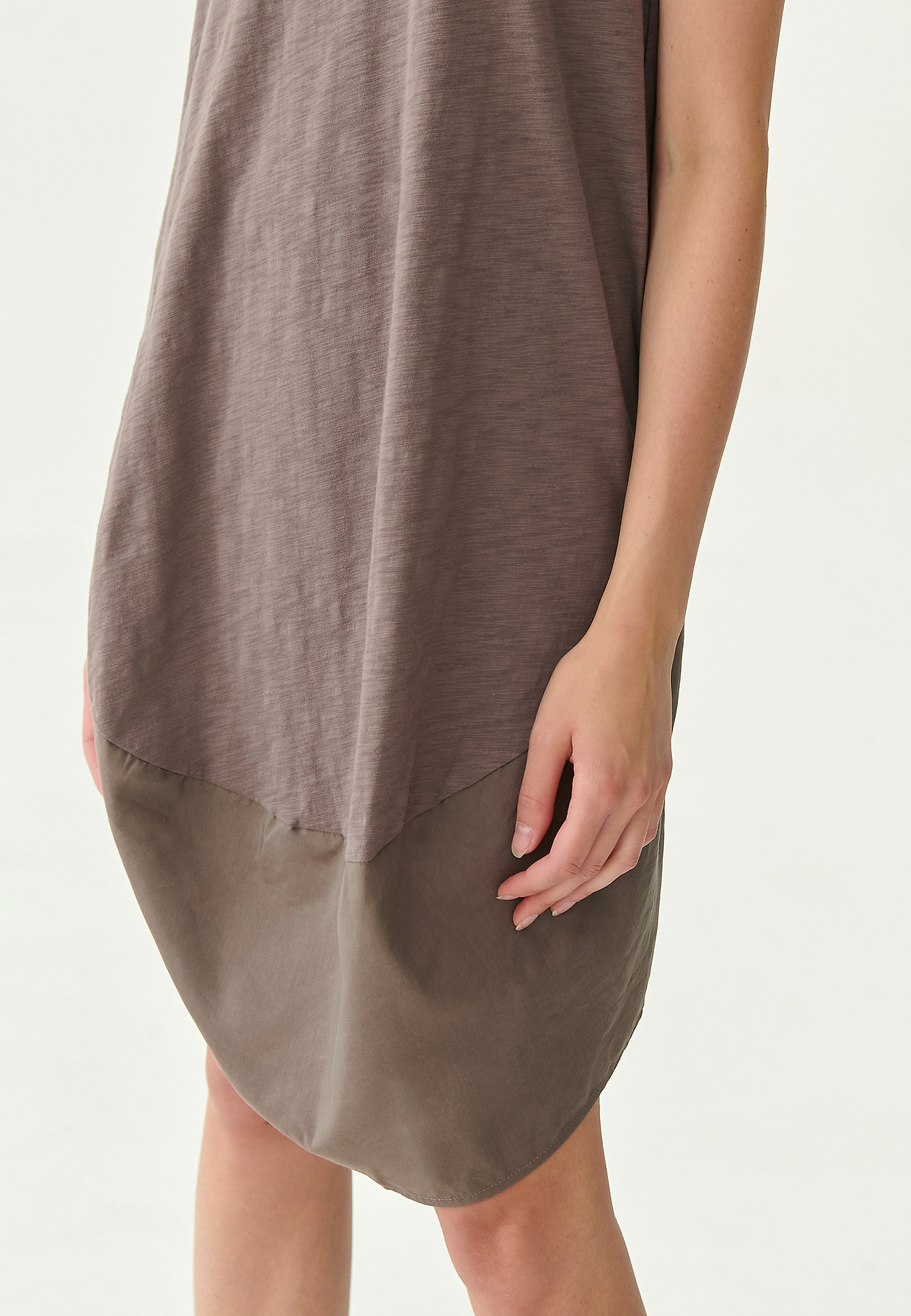 dámské úpletové šaty WOLIKA dámské úpletové šaty WOLIKA HNĚDÁ 78915