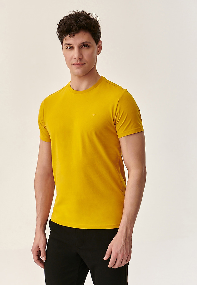 CLASSIC MEN'S T-SHIRT MILIN CLASSIC MEN'S T-SHIRT MILIN YELLOW 1