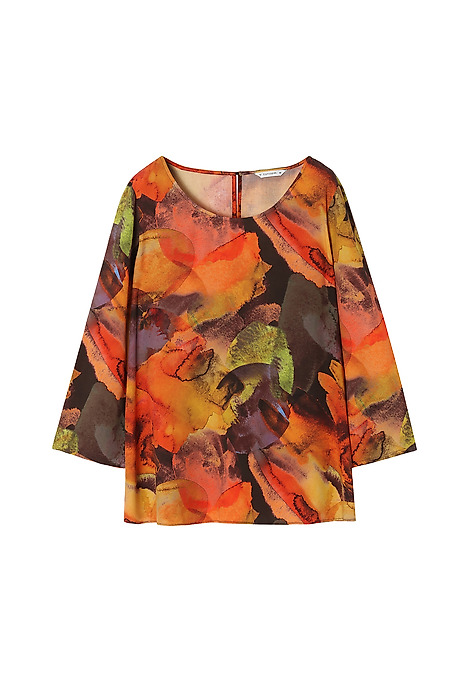 BLUZĂ DE DAMĂ CU IMPRIMEU AFINAMIA MULTICOLOR 2