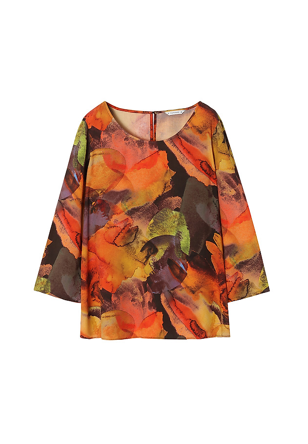BLUZĂ DE DAMĂ CU IMPRIMEU AFINAMIA BLUZĂ DE DAMĂ CU IMPRIMEU AFINAMIA MULTICOLOR 5